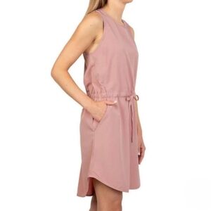 Tilley Travel Dress Sleeveless Pink Women's Size Small Lightweight Dress